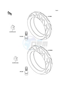 ZZR600 ZX600E6F GB XX (EU ME A(FRICA) drawing Tires