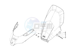 X8 125 drawing Windshield