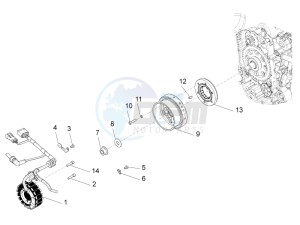 Beverly 350 4t 4v ie e3 Sport Touring drawing Flywheel magneto