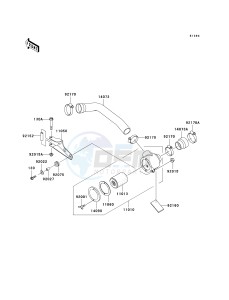 KAF 620 G [MULE 3000] (G6F-G8F) G8F drawing AIR CLEANER-BELT CONVERTER