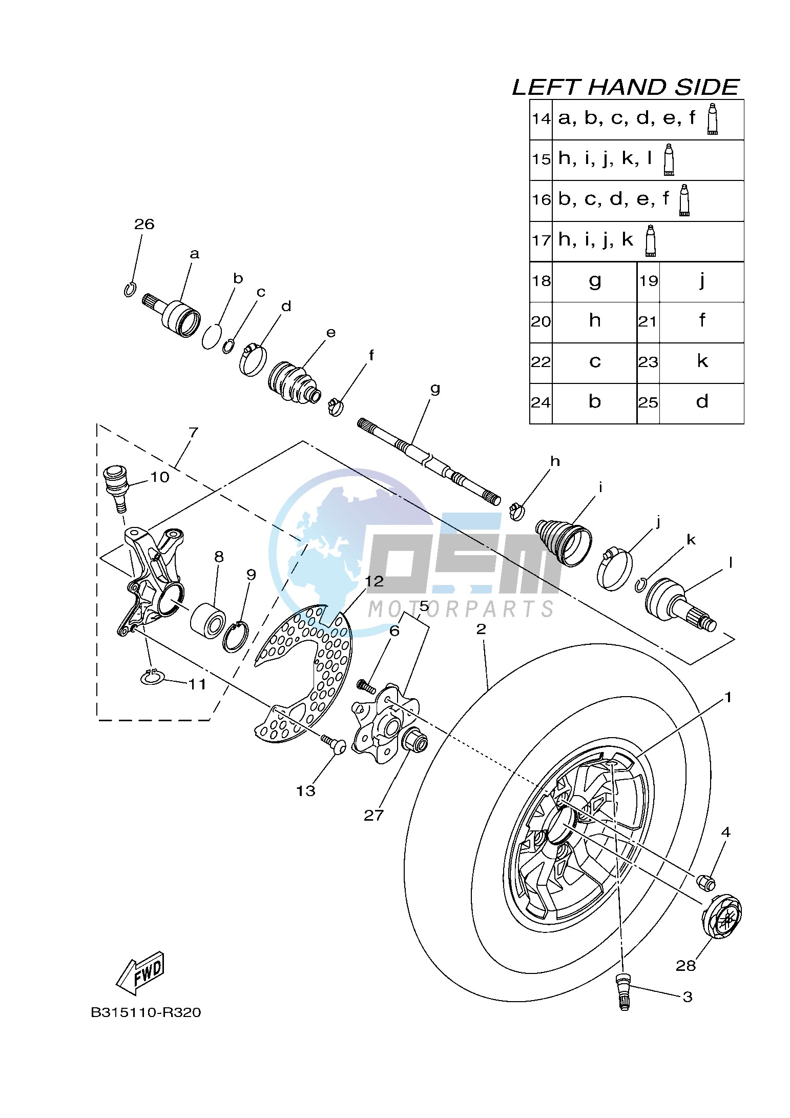 FRONT WHEEL