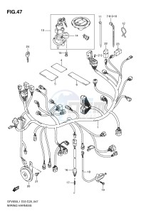 SFV650 (E3-E28) Gladius drawing WIRING HARNESS (SFV650L1 E28)