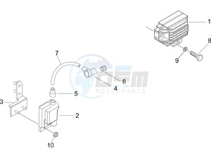 Liberty 50 4T MOC drawing Voltage Regulators - Electronic Control Units (ecu) - H.T. Coil