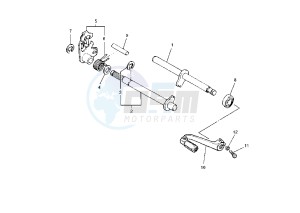 TT R 600 drawing SHIFT SHAFT