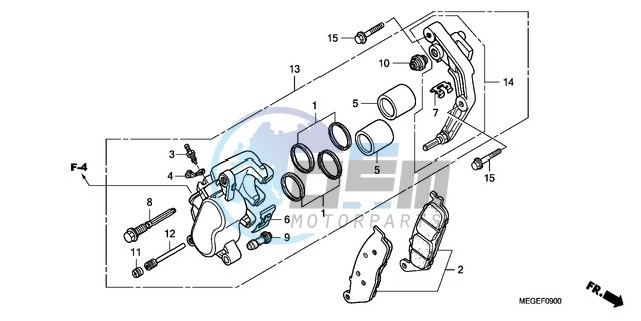 FRONT BRAKE CALIPER