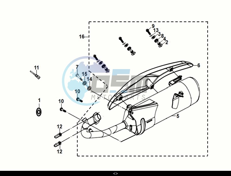 EXHAUST MUFFLER