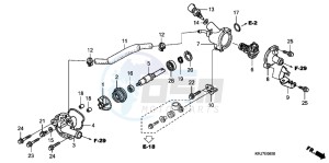 FES125B drawing WATER PUMP