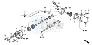 PES125 drawing WATER PUMP