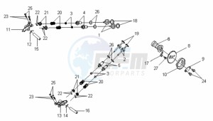 VS 125 EURO3 drawing VALVES