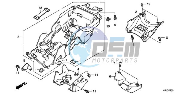 REAR FENDER (CBR1000RA)