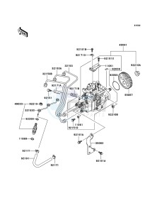 MULE 3010 TRANS 4x4 DIESEL KAF950E8F EU drawing Fuel Injection