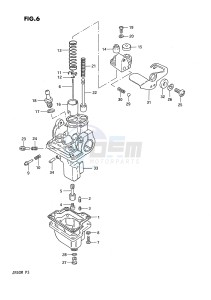 JR50 (P3) drawing CARBURETOR