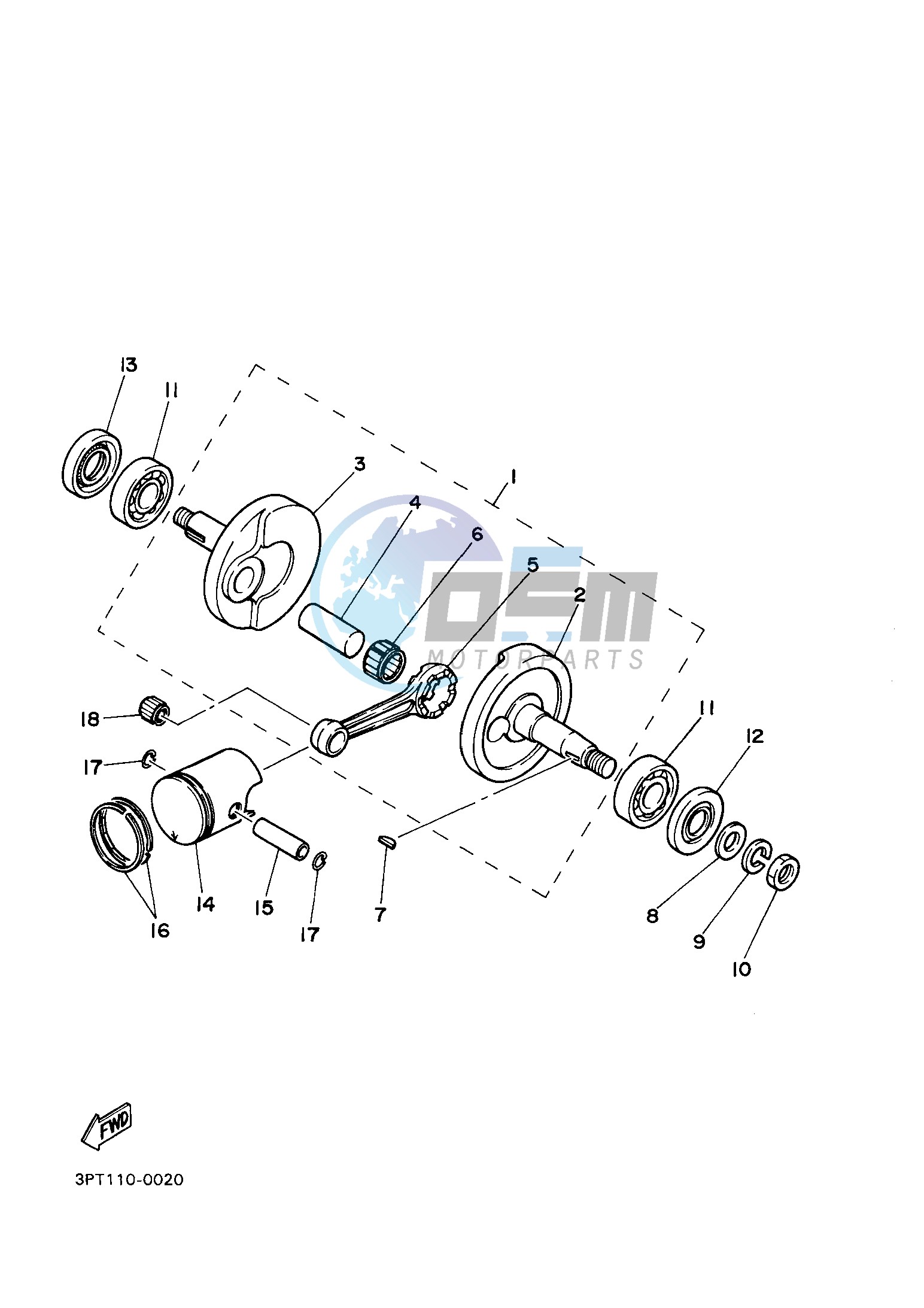 CRANKSHAFT & PISTON