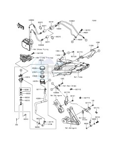 1400GTR ABS ZG1400EGF FR GB XX (EU ME A(FRICA) drawing Rear Master Cylinder