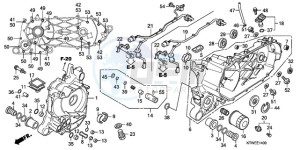 SH300AR9 UK - (E / ABS MKH SPC) drawing CRANKCASE