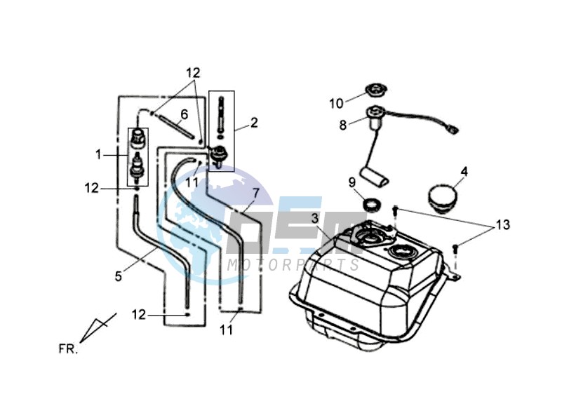 FUEL TANK - FUEL CUT