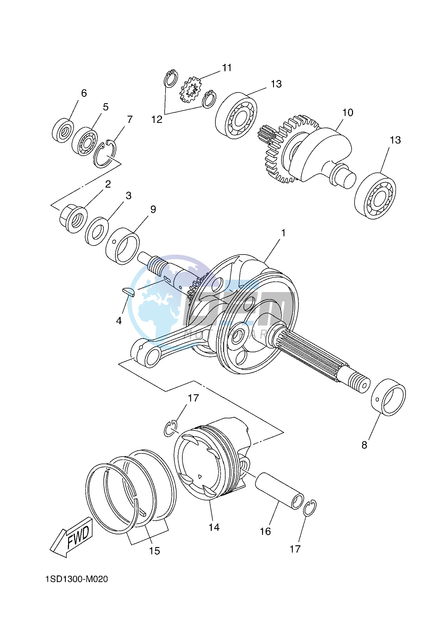 CRANKSHAFT & PISTON