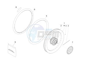 Wi-Bike Uni Mech Comfort 0 drawing Rear wheel