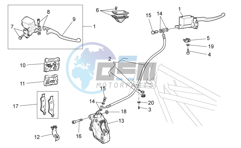 Front brake system