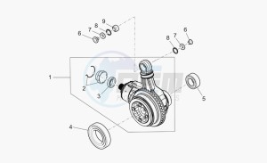 Griso V 850 IE IE drawing Trans.cpl.-bevel gear