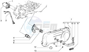 DNA 50 drawing Starting motor-starter lever