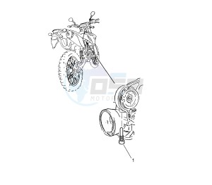 WR F 250 drawing CARBURETOR EURO KIT