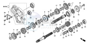 CBF1000S drawing TRANSMISSION