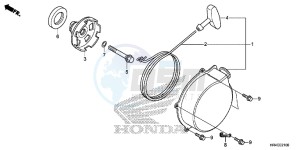 TRX500FE2G TRX500 Europe Direct - (ED) drawing RECOIL STARTER