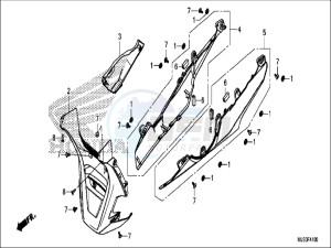 NC750JH Europe Direct - (ED) drawing UNDER COWL