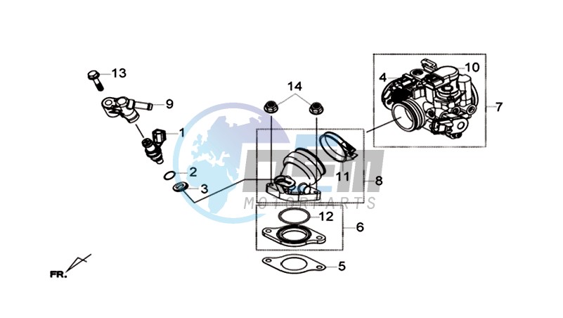 INLET /  FUEL INJECTOR /  THROTTLE