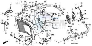 CBR600RA9 Australia - (U / ABS MME) drawing RADIATOR