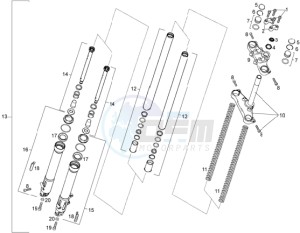 RCR 50 drawing Fork assy