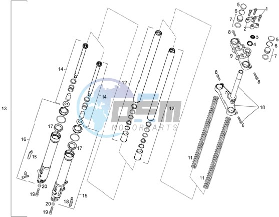 Fork assy