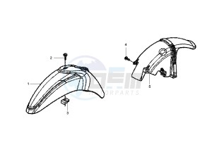 Liberty RST 200 drawing Mudguard