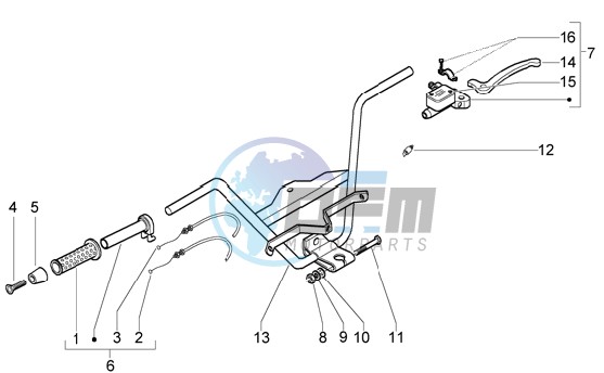 Handlebar - Brake Pump