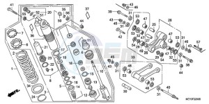 CRF450X9 U drawing REAR CUSHION