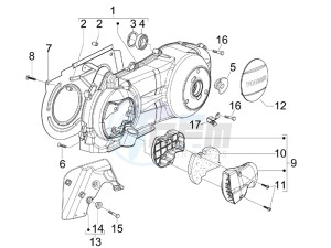 Nexus 300 ie e3 drawing Crankcase cover - Crankcase cooling