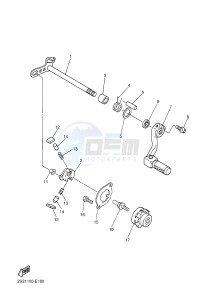 WR450F (1DX5) drawing SHIFT SHAFT