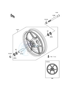 Z800 ZR800EGF UF (UK FA) XX (EU ME A(FRICA) drawing Front Hub