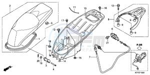 SH125RC drawing SEAT/LUGGAGE BOX