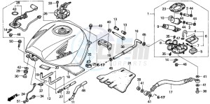 VFR800A drawing FUEL TANK