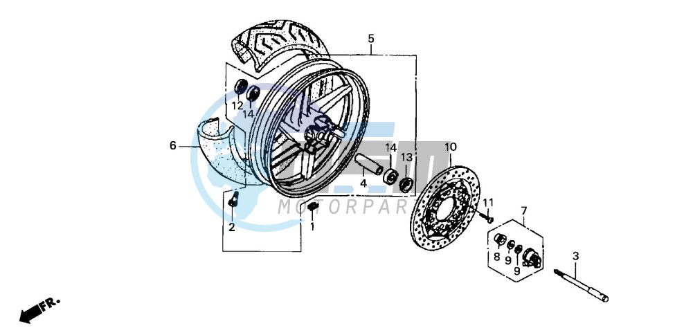 FRONT WHEEL