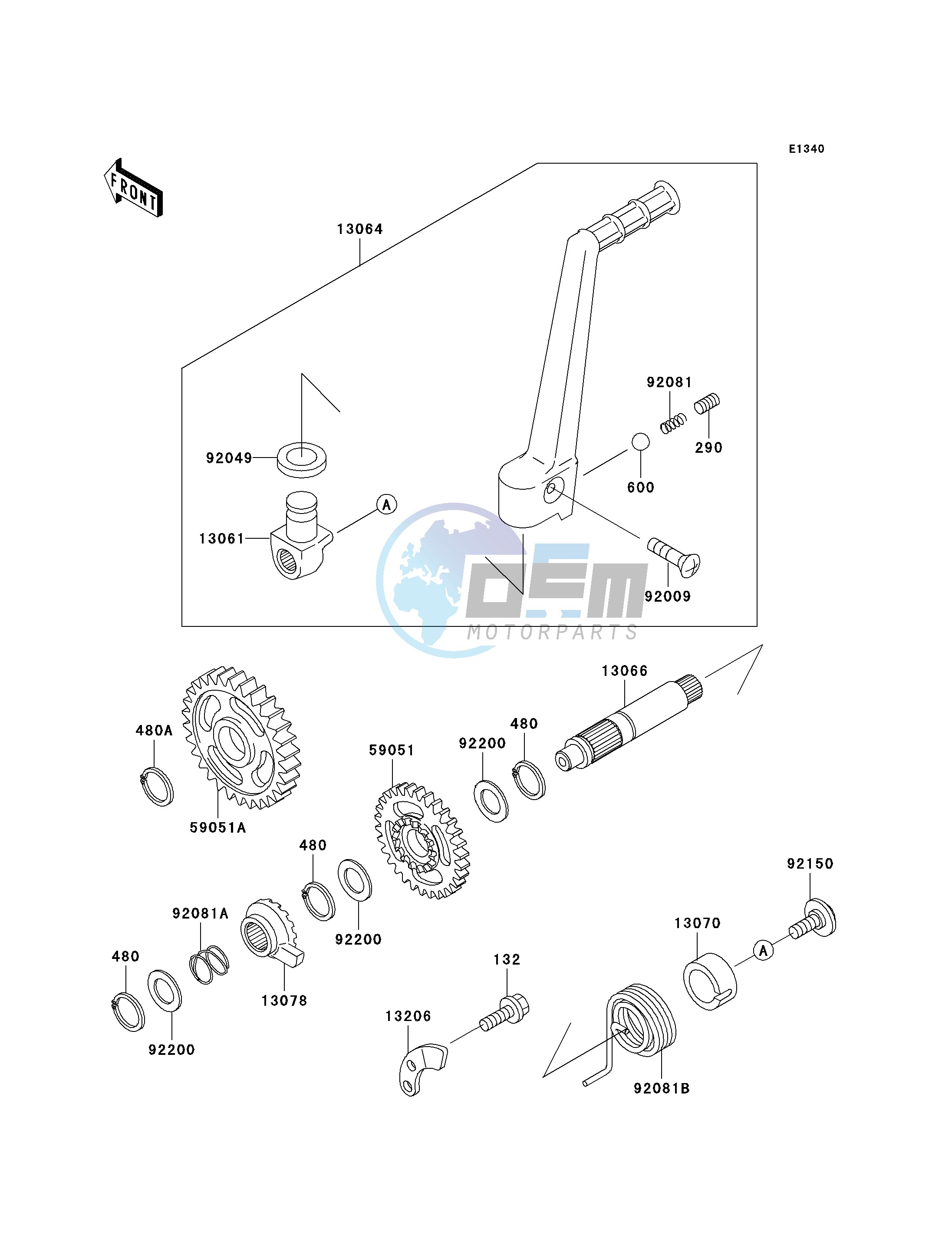 KICKSTARTER MECHANISM