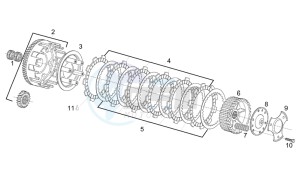 RS 125 Tuono drawing Clutch