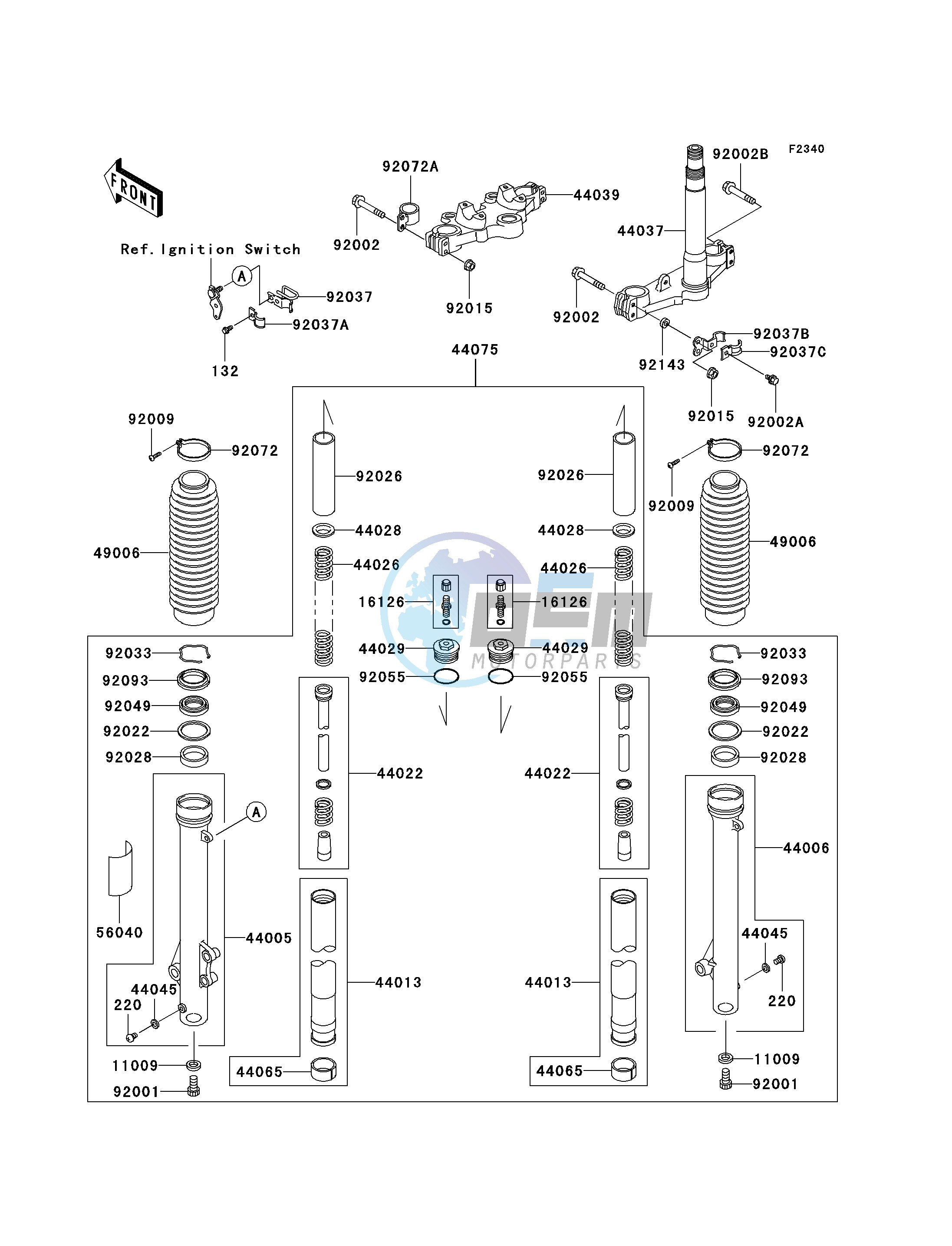 FRONT FORK-- A6F- -