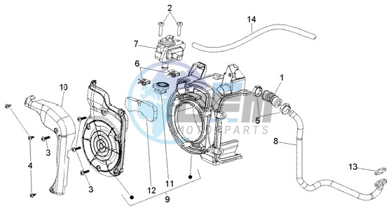 Secondairy air box