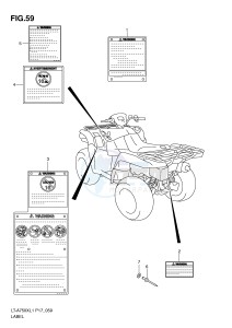 LT-A750X (P17) drawing LABEL (LT-A750XL1 P17)