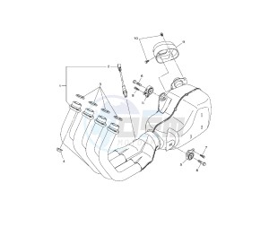 XJ6-S DIVERSION 600 drawing EXHAUST