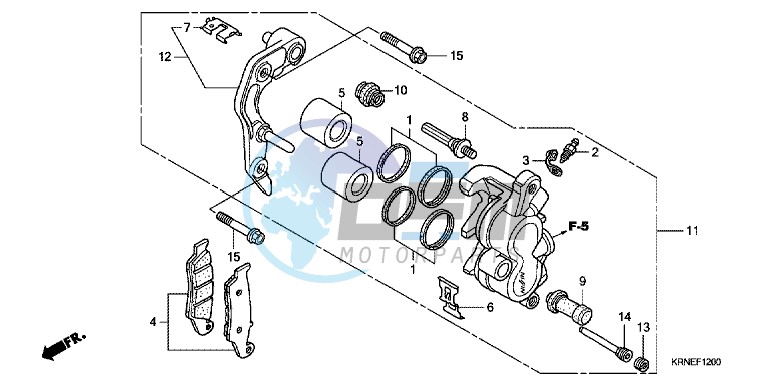 FRONT BRAKE CALIPER