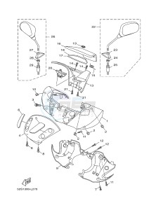 HW151 XENTER 150 (52S3) drawing COWLING 1